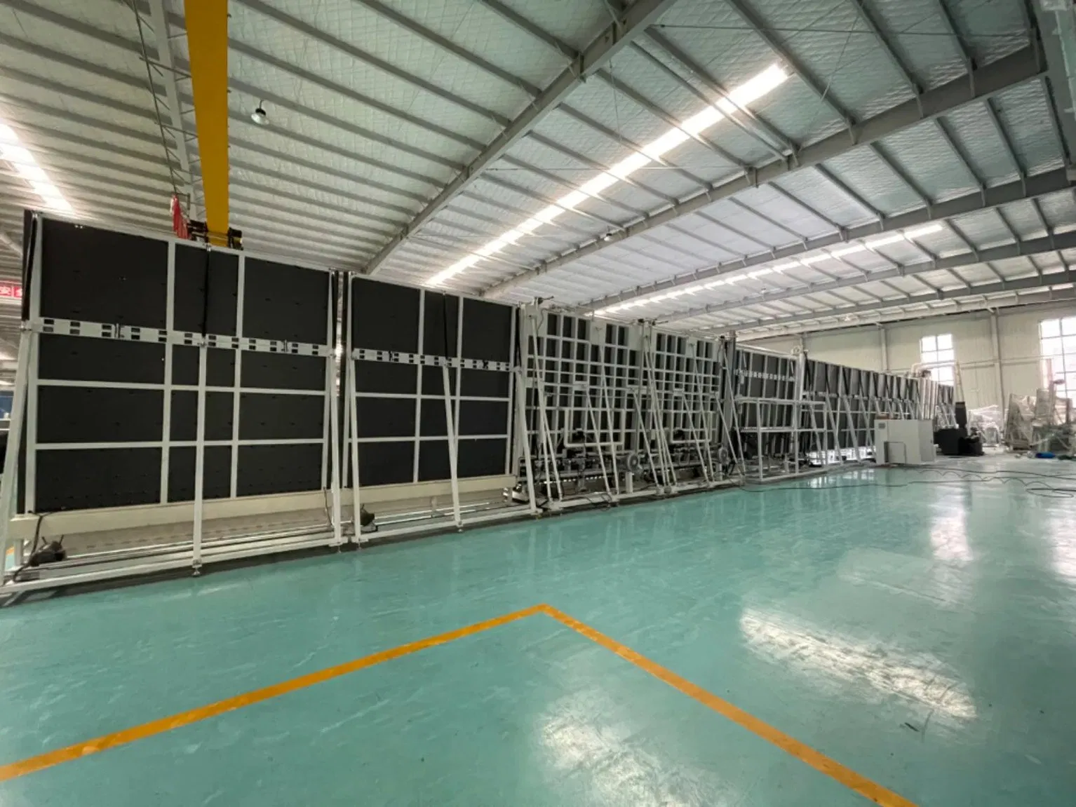 Robotic Igu Sealing Machine Advanced Glass Processing Lines Insulated Production