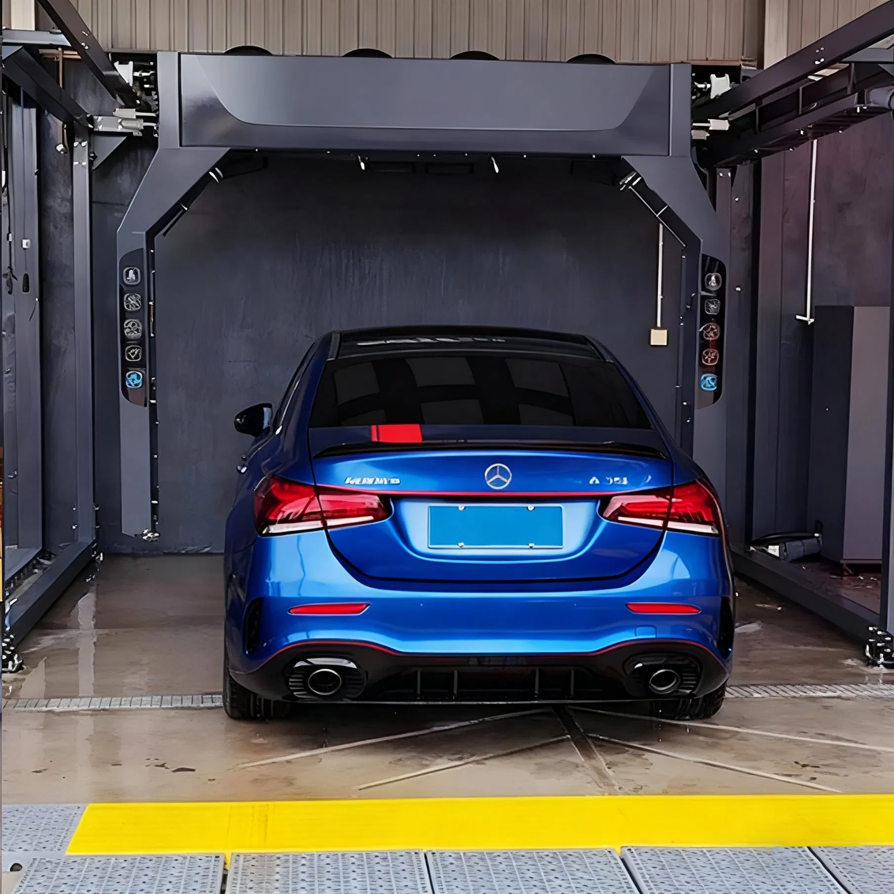 Touchless Car Wash Machine, High-Pressure Cleaning, Multiple High-Pressure Nozzles Without Dead Corners