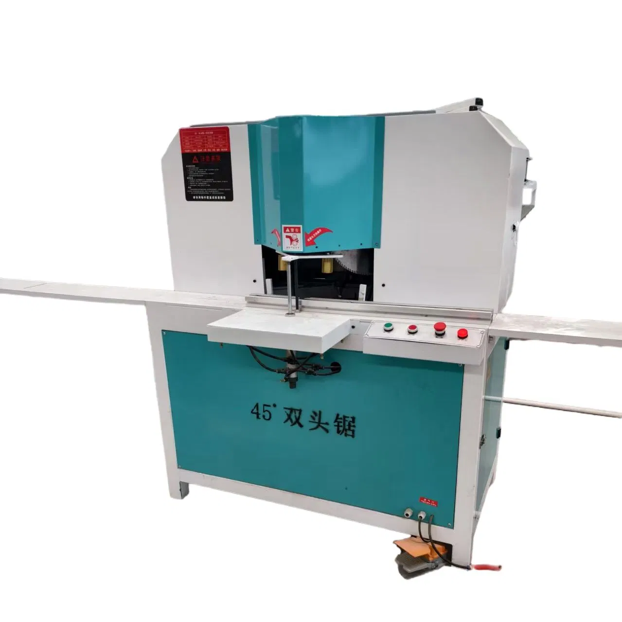 High Precision Double Head Saw Angle Cutter 45 Degree Aluminum Cutting Machine Quality PVC UPVC Slicer Motor Core Component