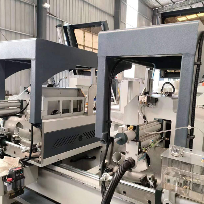 CNC-500*4200 Automatic CNC Double Head Miter Saw Aluminum Door and Windows Frame Profile Cutting Machine