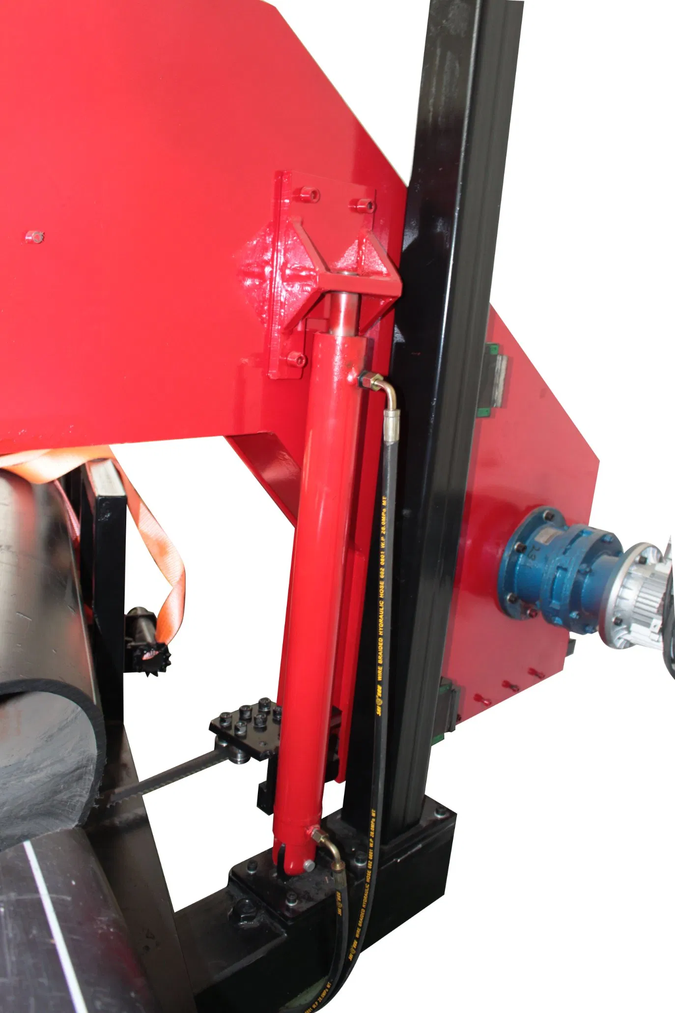 315mm HDPE Pipe Fitting Band Saw Cutting Machine for PP PE PVDF UPVC Pipe