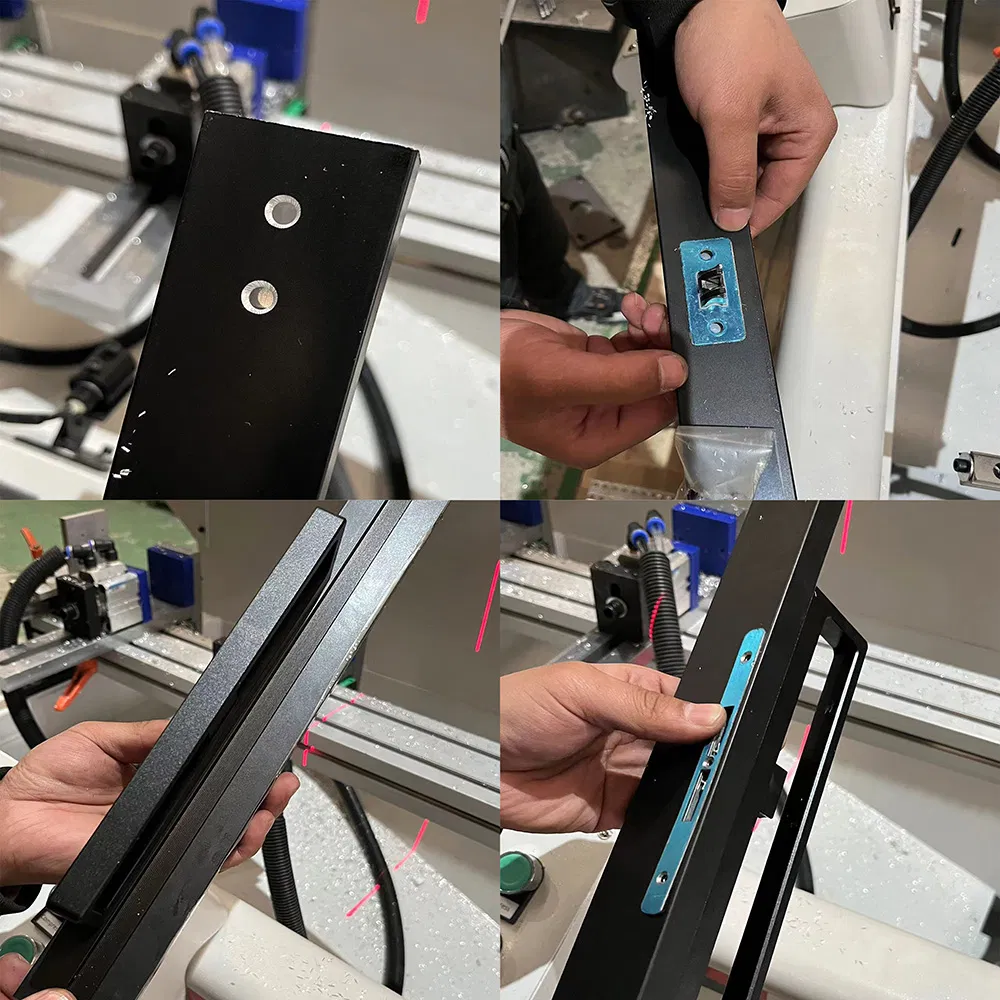 High Precision 3 Sided Machining CNC Drilling Milling Machine for Aluminum Profile PVC UPVC and Plastic Steel