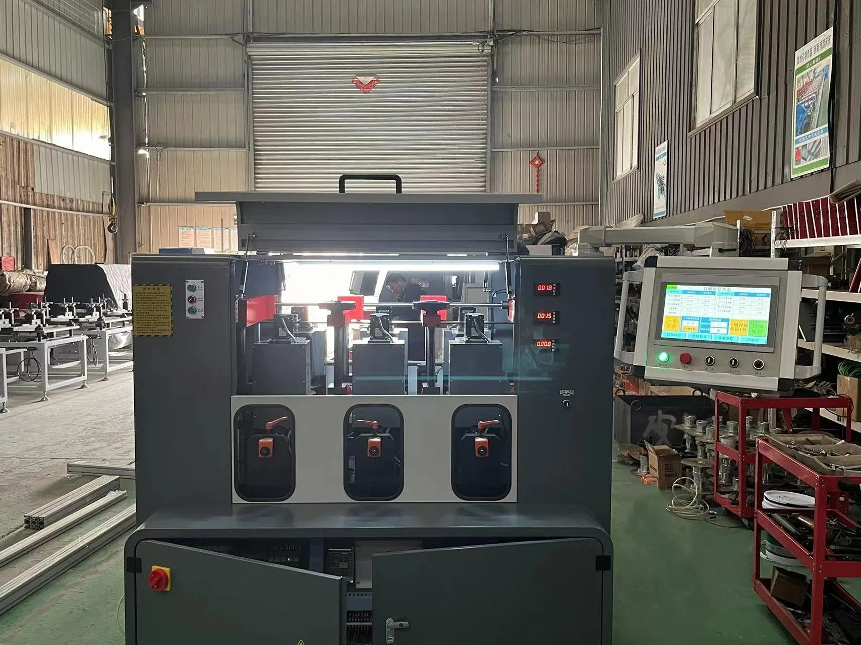 High Precision 9 Axis CNC Servo Control Rolling Compound Machine for Industrial Aluminum Alloy Profile Processing