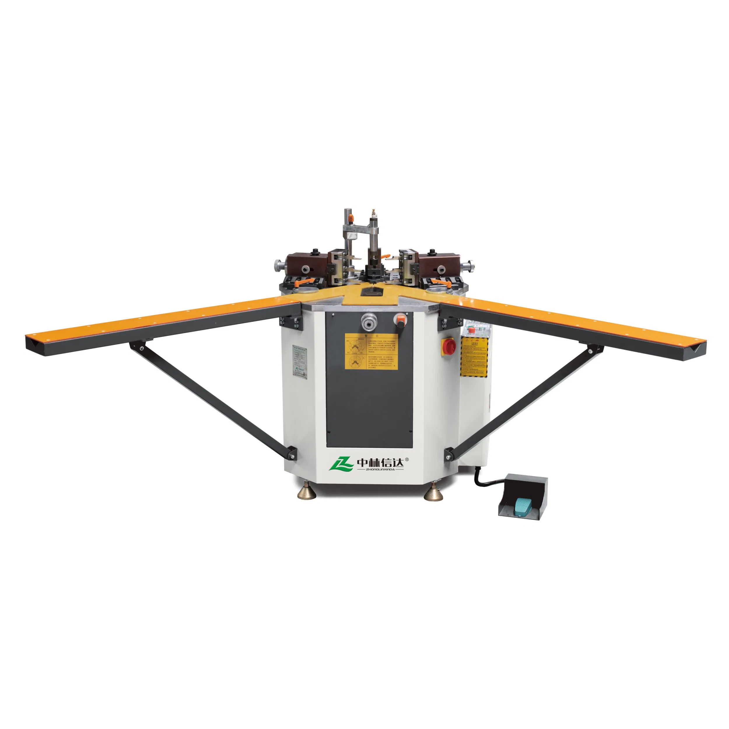 Hydraulic Corner Crimping Machine - High Precision Aluminum Window Door Profile Punching Riveting Equipment Template