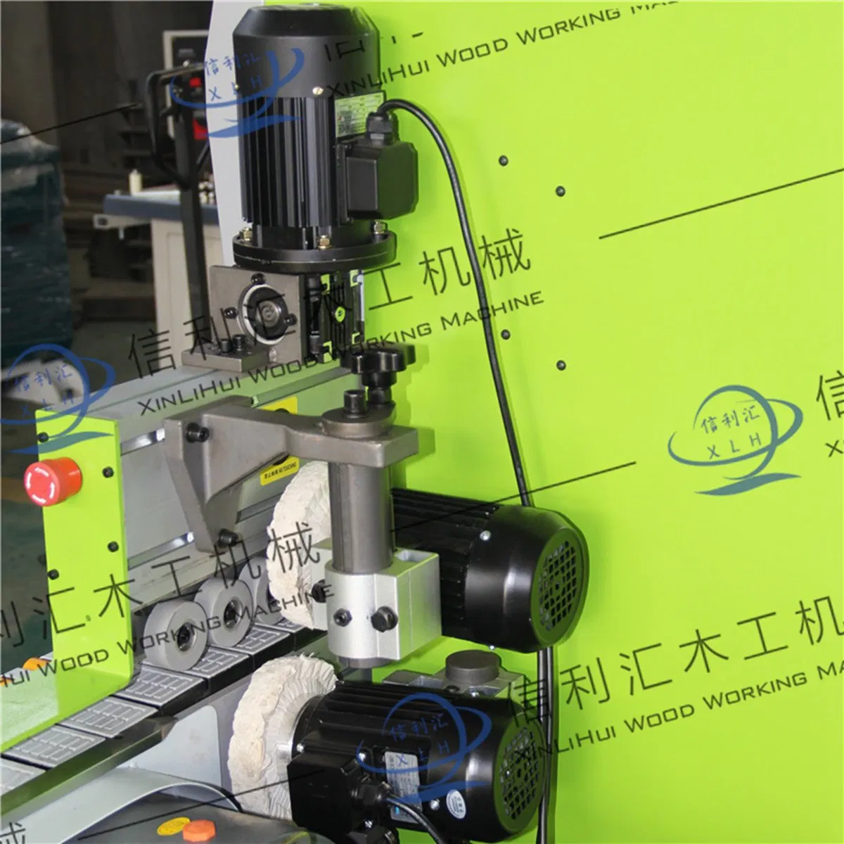 Automatic Edge Bonding Machine with Gluing with Top and Bottom Trimming, Corner Trimming, Scrapping, Spray Cleaning and Buffing