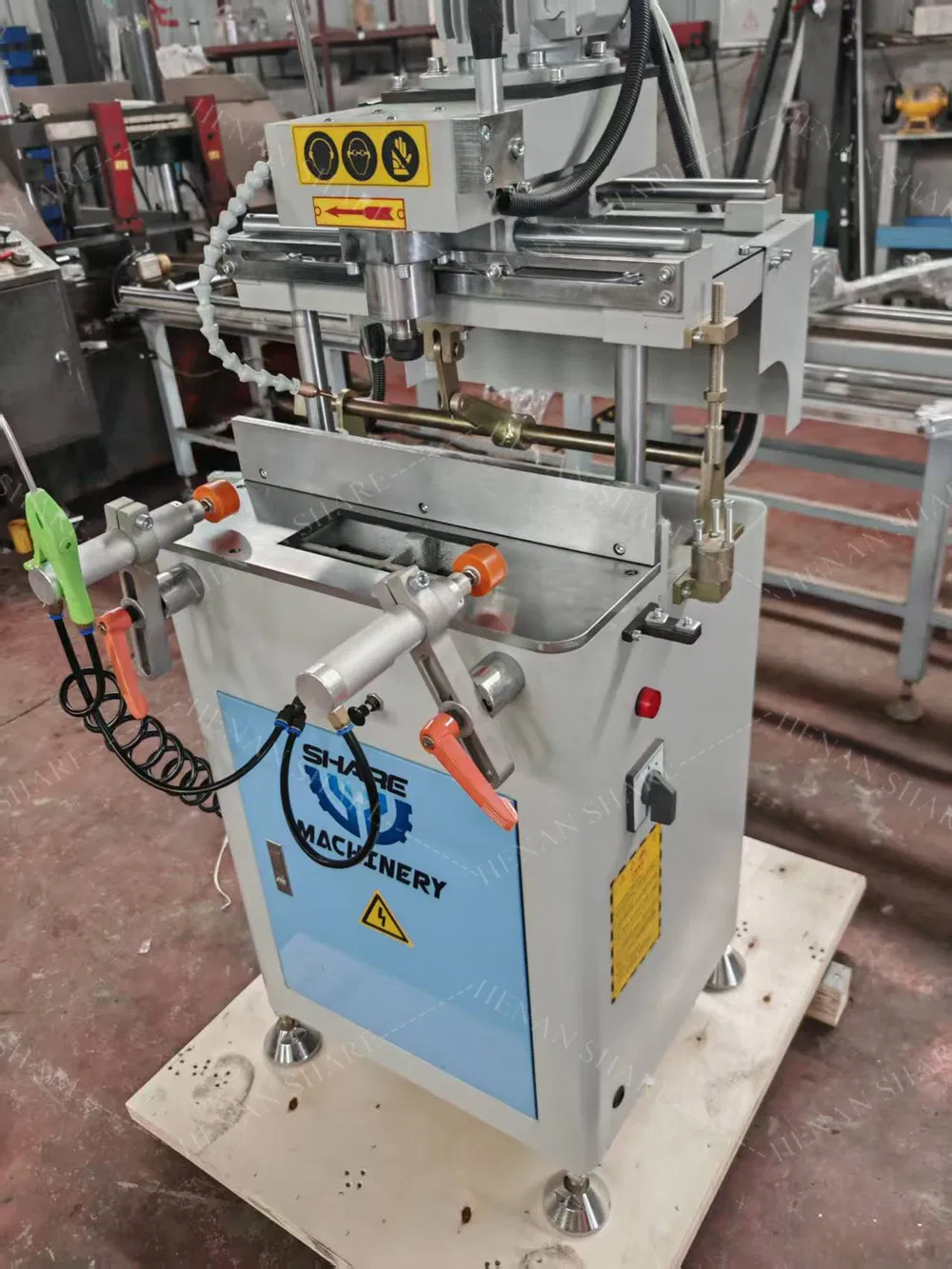 Aluminum Window Frame Lock Hole Single Axis Drilling Milling Machine Aluminum Door and Window