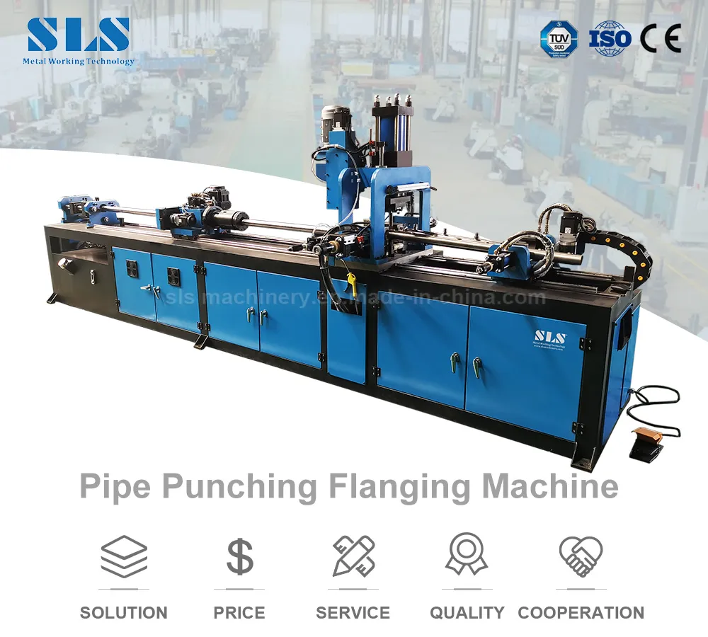 Automatic Pipe Punching Flanging Machine