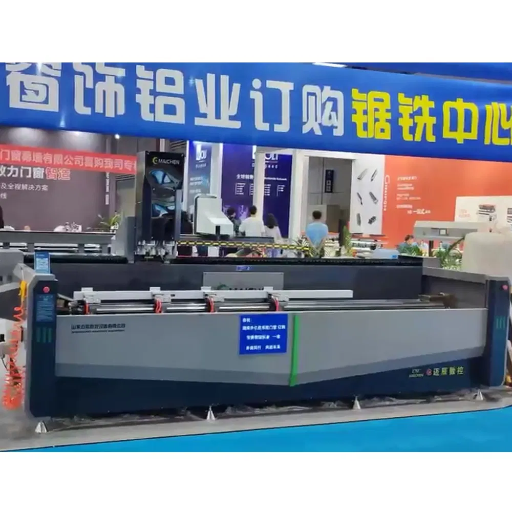 CNC Double-Spindle Drilling Milling Machine for Aluminum Profile for Aluminum Window Door Curtain Wall Manufacturing Machine