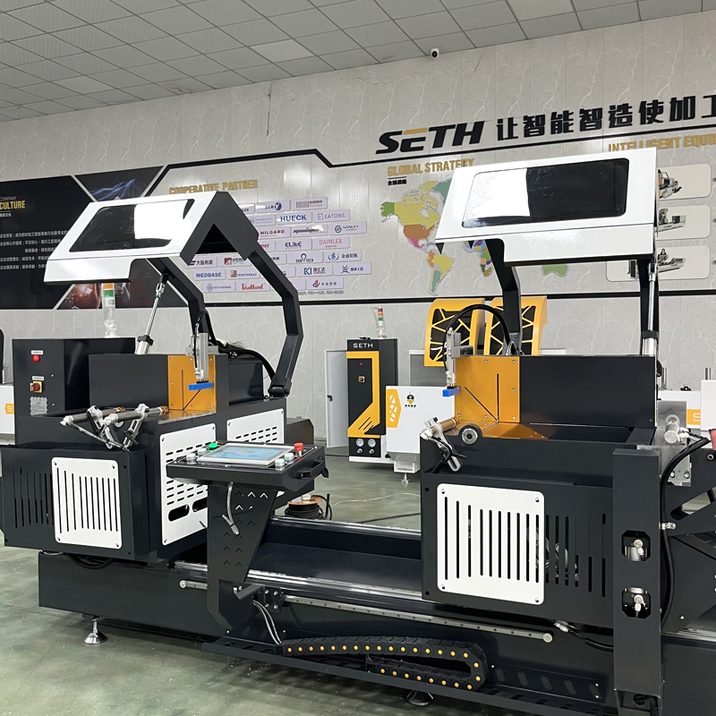 Aluminum Window Cutting Machine CNC Double Head Cutting Saw Machine