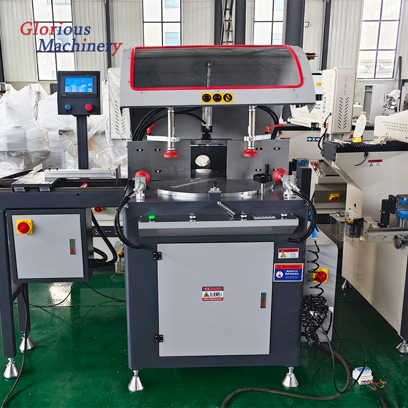 Mitre Cut Aluminium Window Profile Cutting Miter Extrusion Notching Saw Aluminum