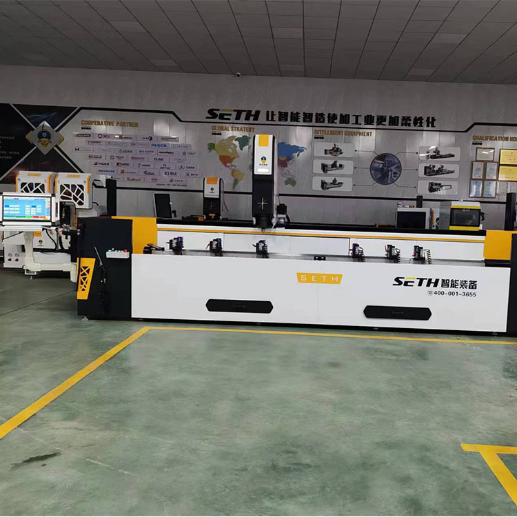 Aluminum Processing 4 Axis CNC Machining Center High Precision CNC Aluminum Drilling Milling Center Aluminum Door-Window Processing Machinery Curtain Wall