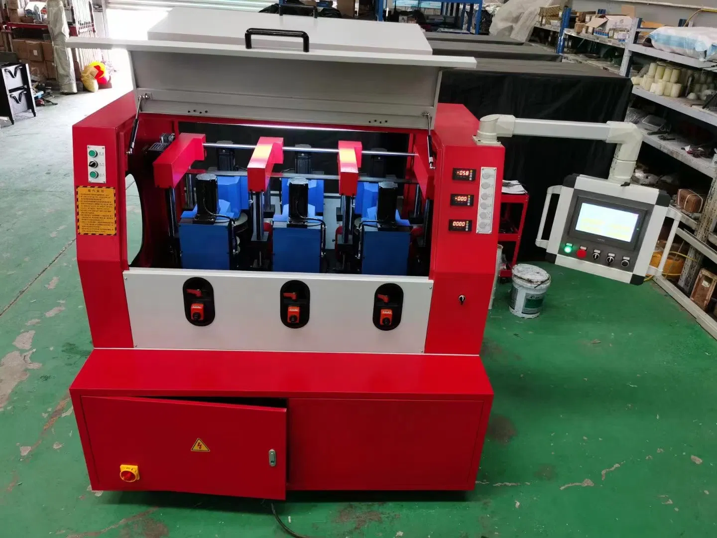 The High Precision Nine Axis CNC Rolling Compound Machine Is Suitable for Processing Aluminum Alloy Curtain Wall and Door and Window Profiles with Thermal Break