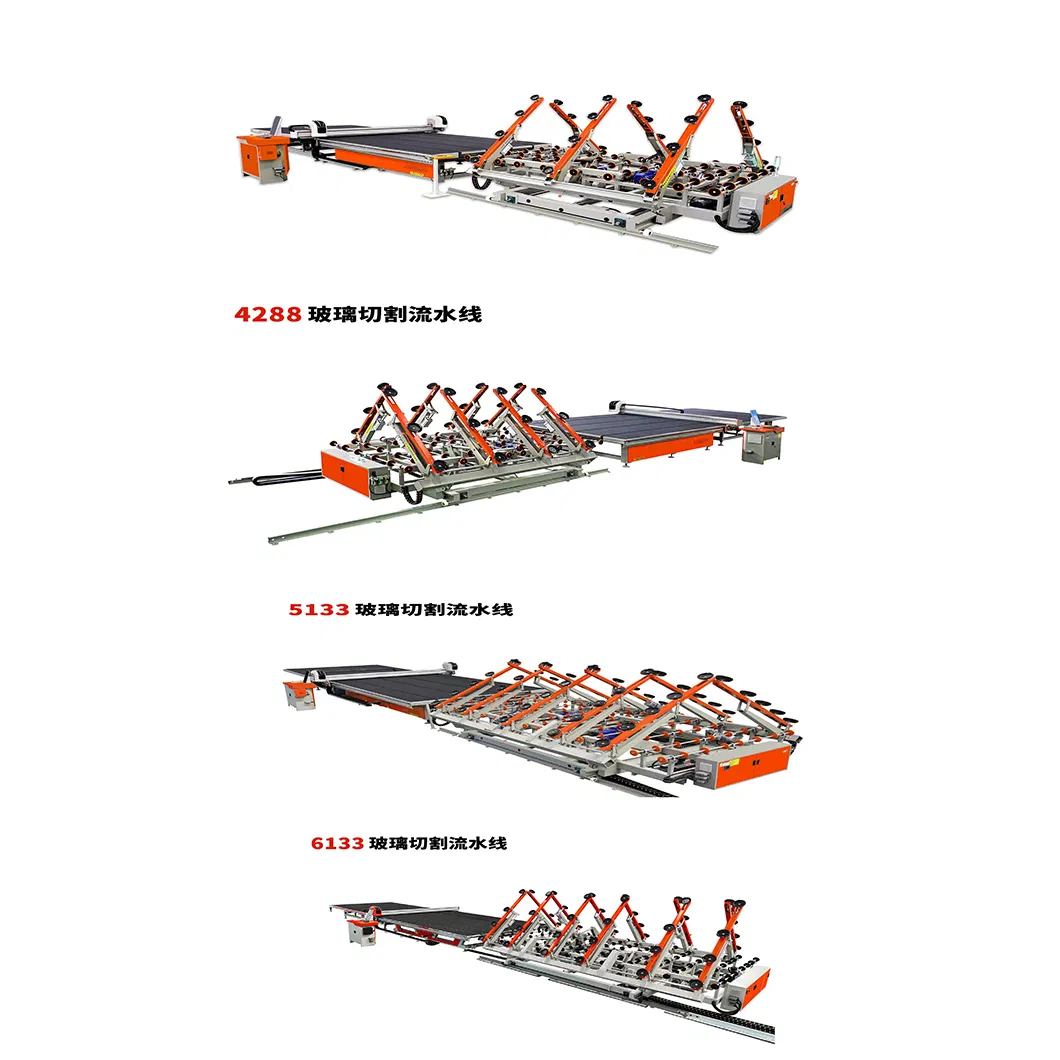 Glass cutting line setup