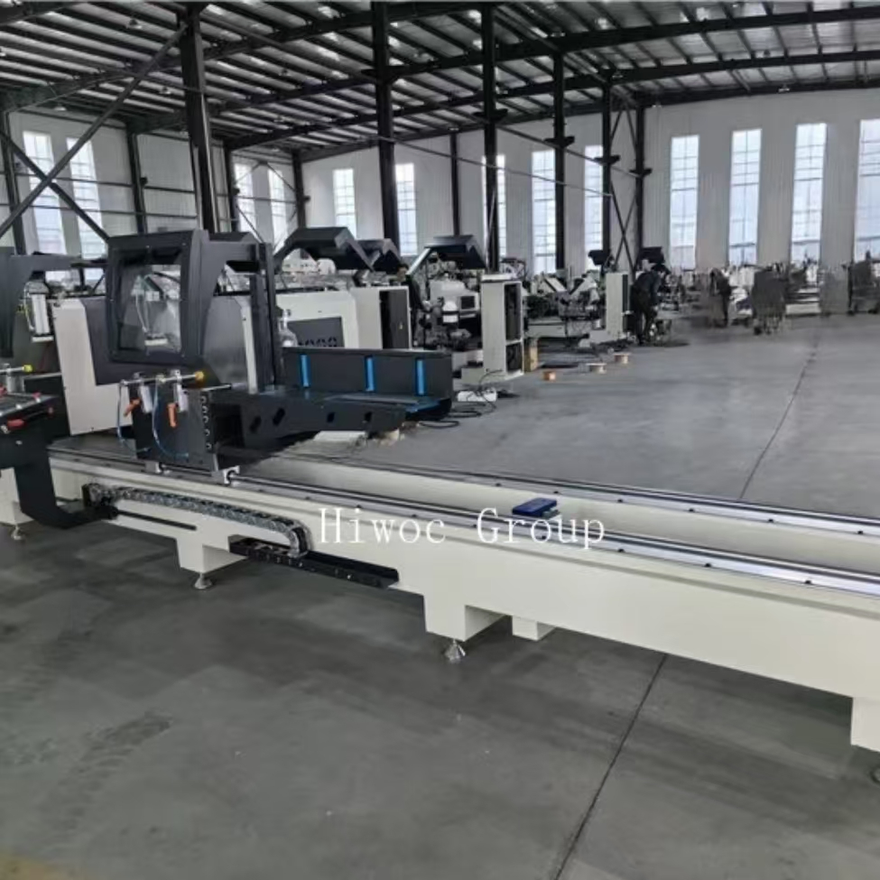 Factory Promotion Aluminum Profile Doors Window Double Heads Cutting Saw Machine