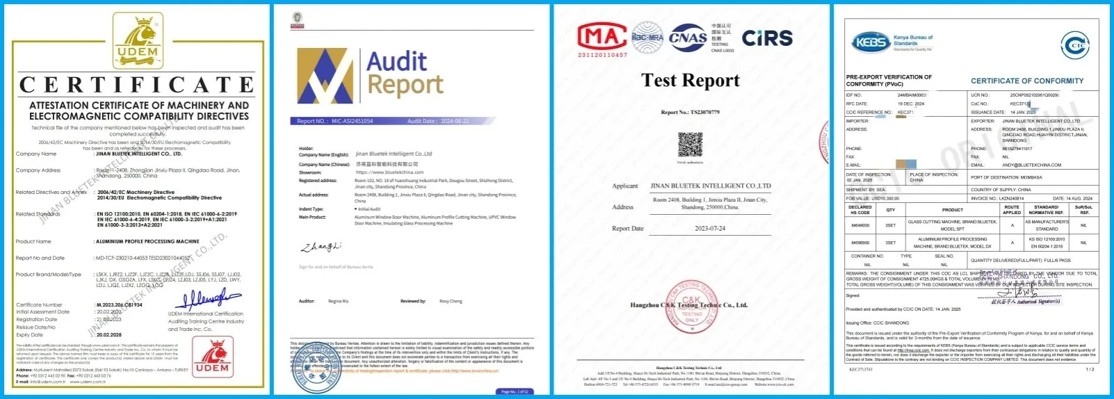 CE and UL Certifications
