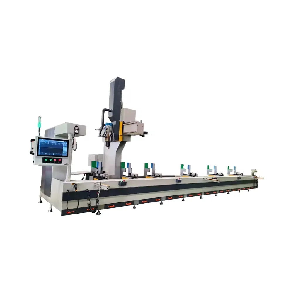 Window Machine Aluminum Profile Processing Center 4 Axis CNC Gantry Machine Center Aluminum Profile Drilling and Milling Machine for Auto Parts Processing
