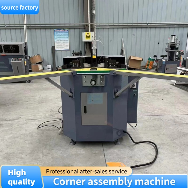 Window Profile Stamping Die Punching Mold Aluminum Corner Crimping Machine