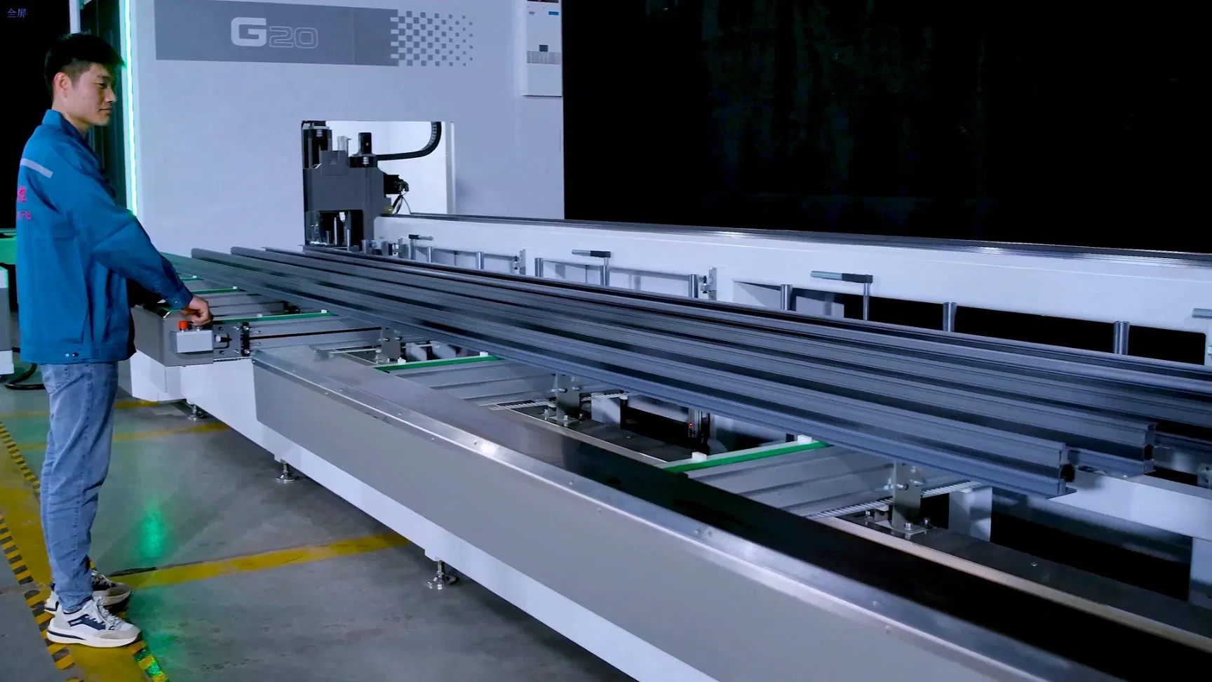 CNC Automatic Aluminium Window Door Machining Milling Making Mill Drill Router Drilling Extruder Welding Engraving Punching Laser Machine G20