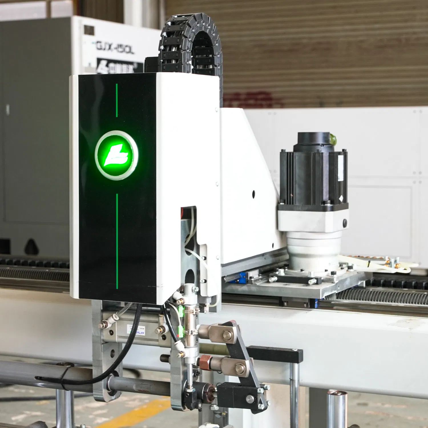 CNC Aluminum Machining Center Cutting 4-Side Milling &amp; Dual Laser Processing Profiles Saw Window Door PVC Cutter Fabrication Machine Template