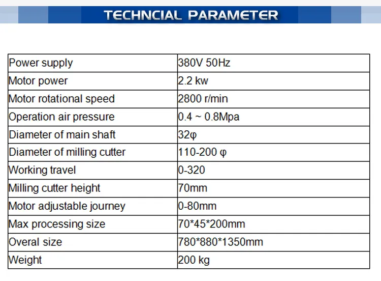 Aluminum Windows End Milling Machine