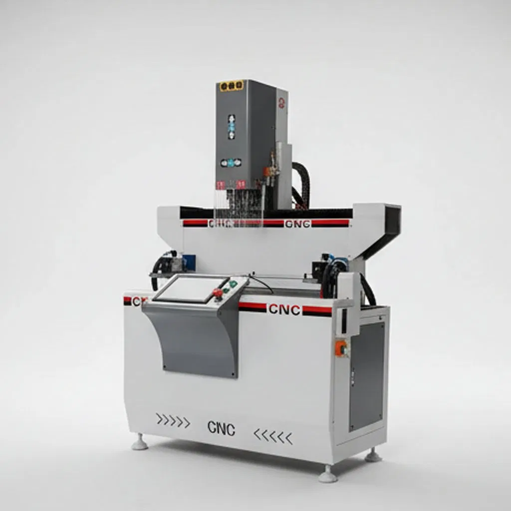 High Precision 3 Sided Machining CNC Drilling Milling Machine for Aluminum Profile PVC UPVC and Plastic Steel