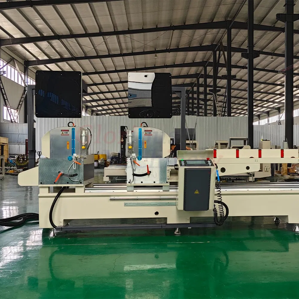 Cutting UPVC Window Machine 45 Degree CNC Profile Aluminium Notching Saw