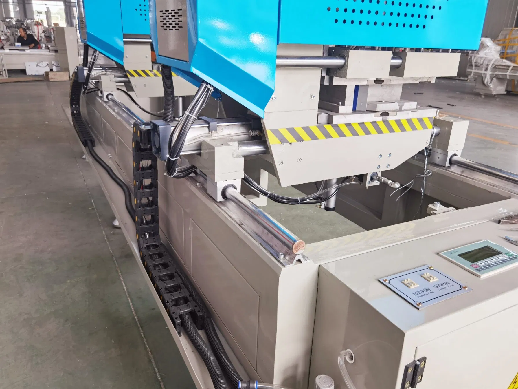 UPVC/PVC Profiles Window and Door Double Head Seamless Welding Machine