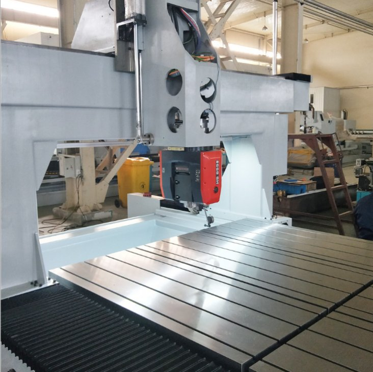 5 Aixs CNC Machining Center for Aluminum Profile Drilling and Millig
