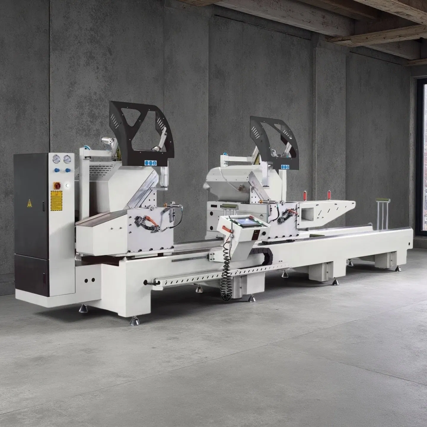 High Precision Aluminum CNC Double-Head Cutting Saw Aluminum Window Machine