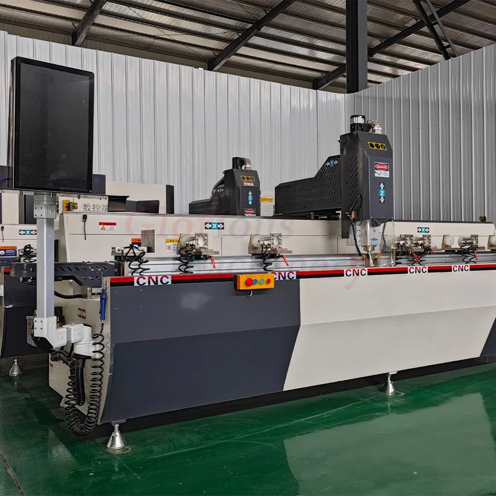 Hinge Drilling Fabricating Door UPVC Milling PVC Window Lock Hole Machine