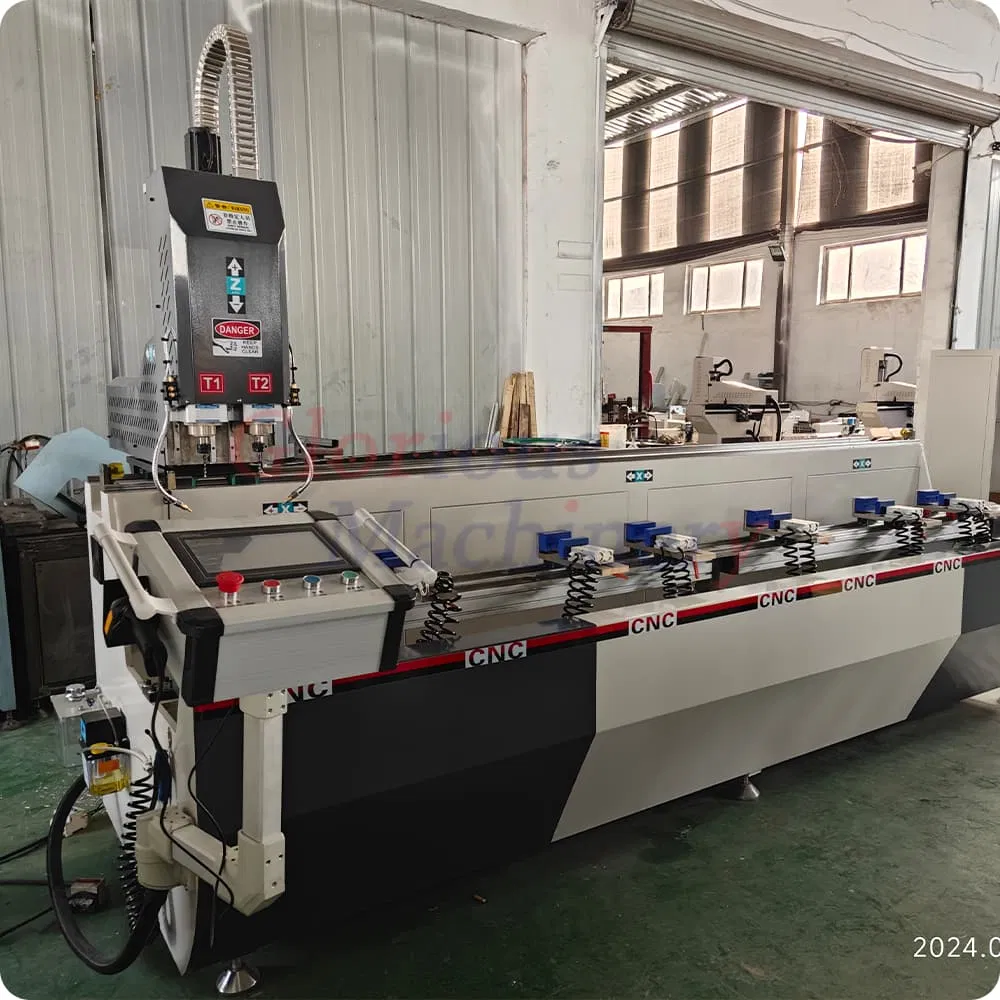 UPVC Copy Router Aluminum Hinge CNC &amp; Centre Milling Drilling Machine