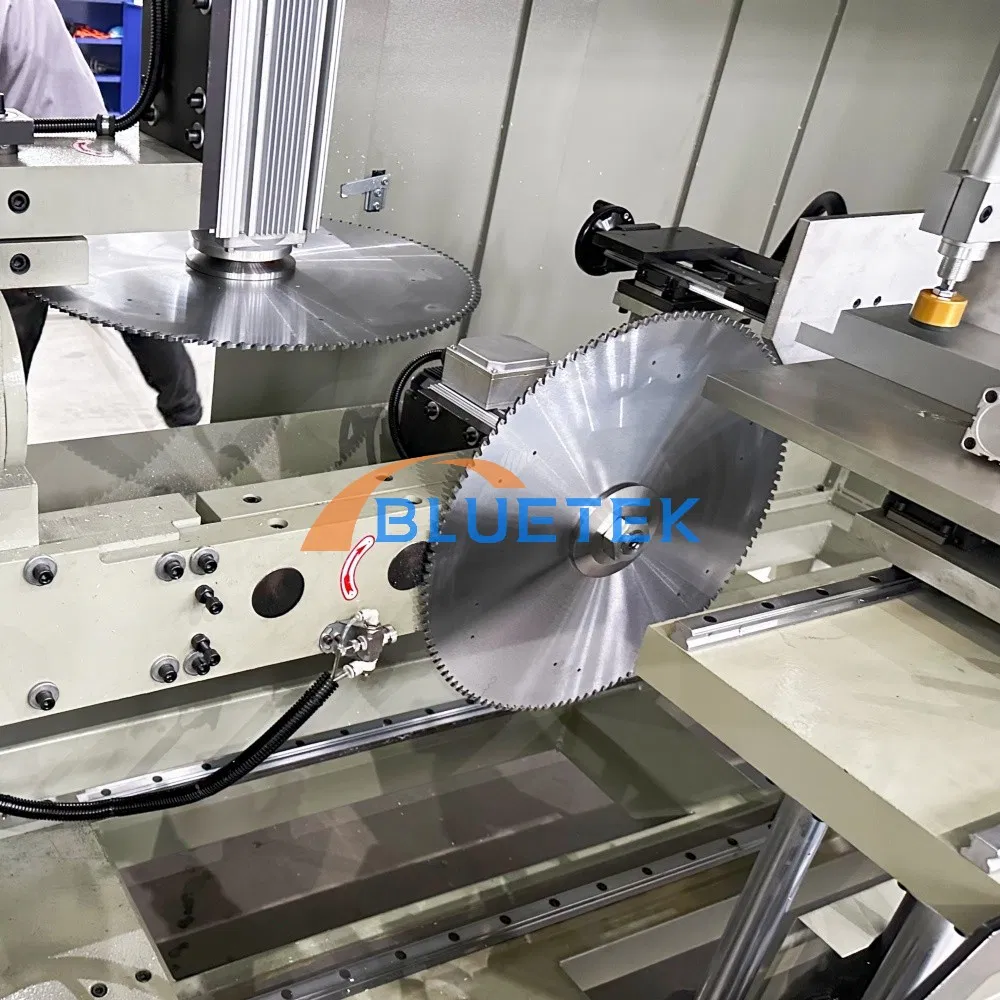 550mm 45 Degree Aluminum Curtain Wall Notching Saw for Aluminum Profile