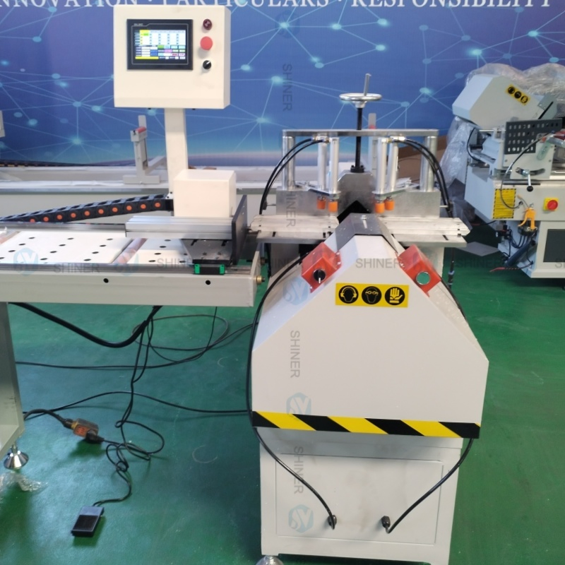 UPVC Window Door Making Machine CNC Glazing Bead Cutting Machine with Bluetooth