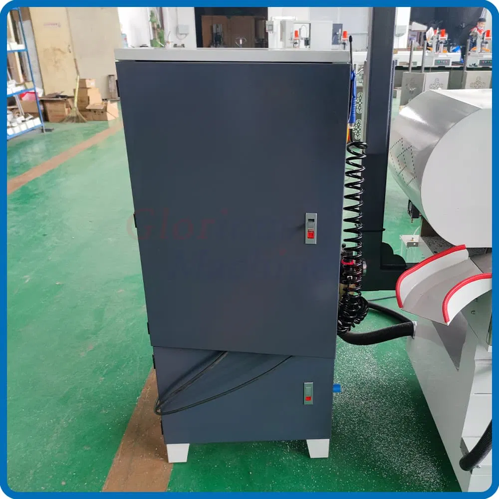 Double Bevel Miter Cutting UPVC Window Aluminum Aluminium Notching Saw