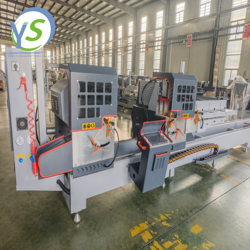 High Quality Aluminum UPVC Profile CNC Double Head Precision Cutting Saw Machine