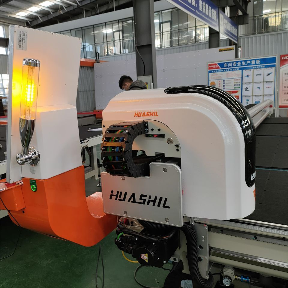 Automatic Glass Loading Machinery CNC Cutting Breaking Table Remote Control Glass Processing Machine for Mirror Glass Equipment