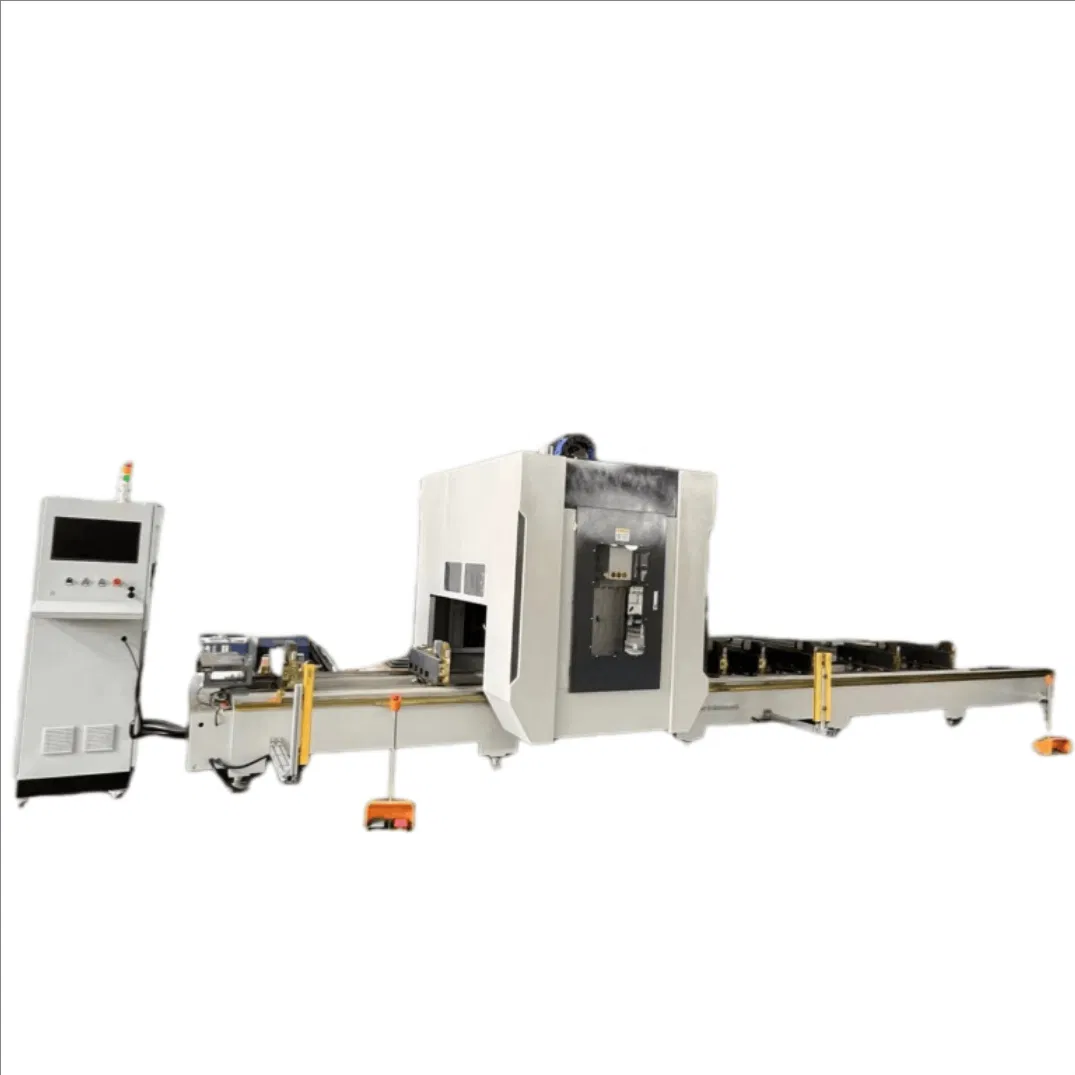 Manufacturer Direct Sales Multifunctional Aluminum Profile Facade Door and Window UPVC Four Axis CNC Machining Center for Lock Hole Drilling with Patents and CE