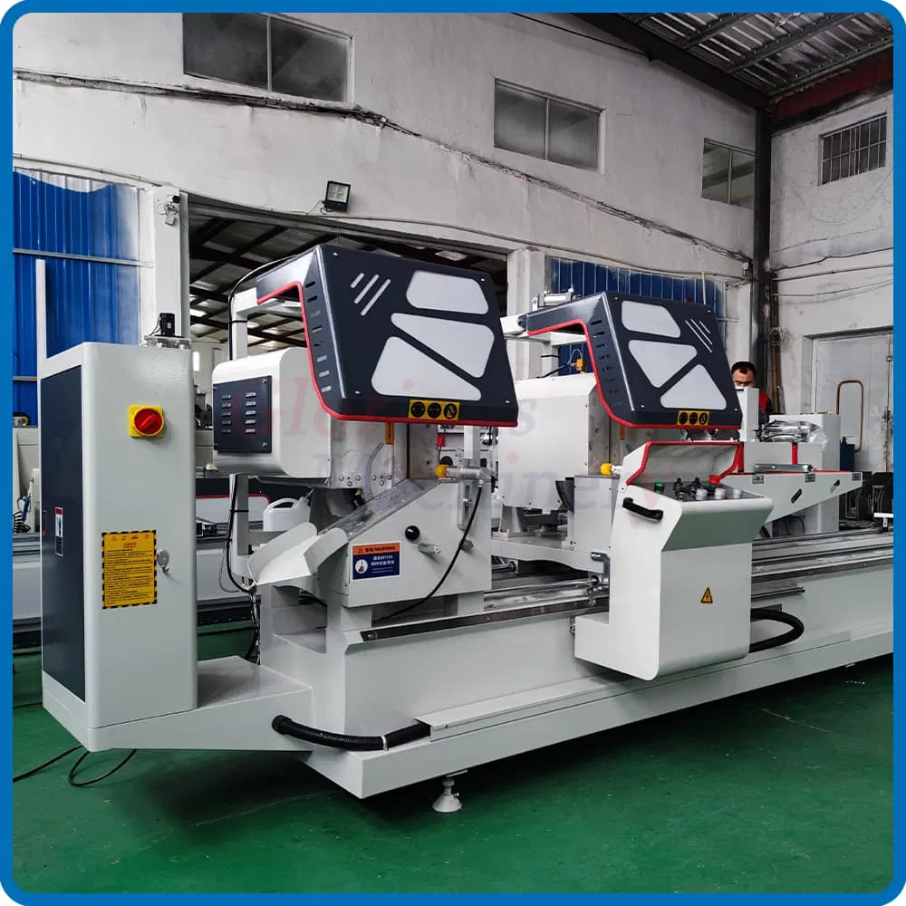 PVC Profile Blade Plastic Double Mitre Cutting Aluminum Notching Saw