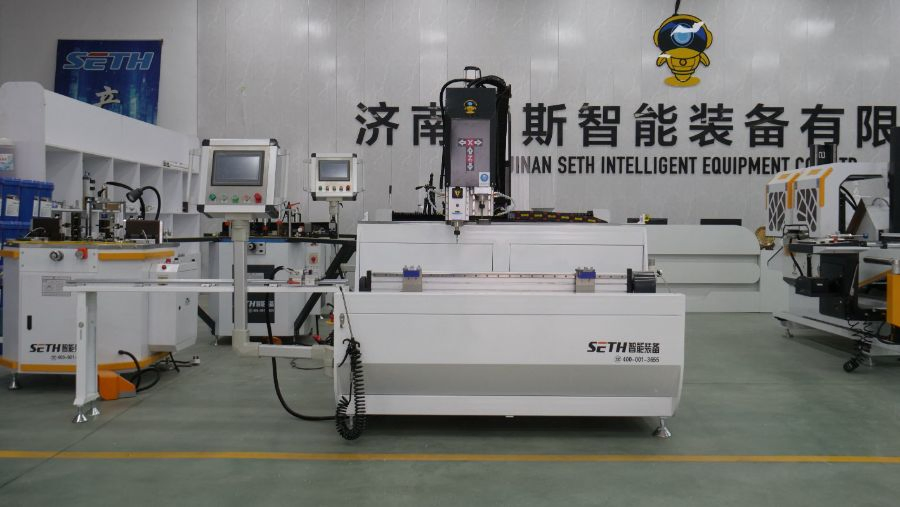 1200mm 3 Axis CNC Milling and Drilling Machine for Aluminum Profile with Table Rotary