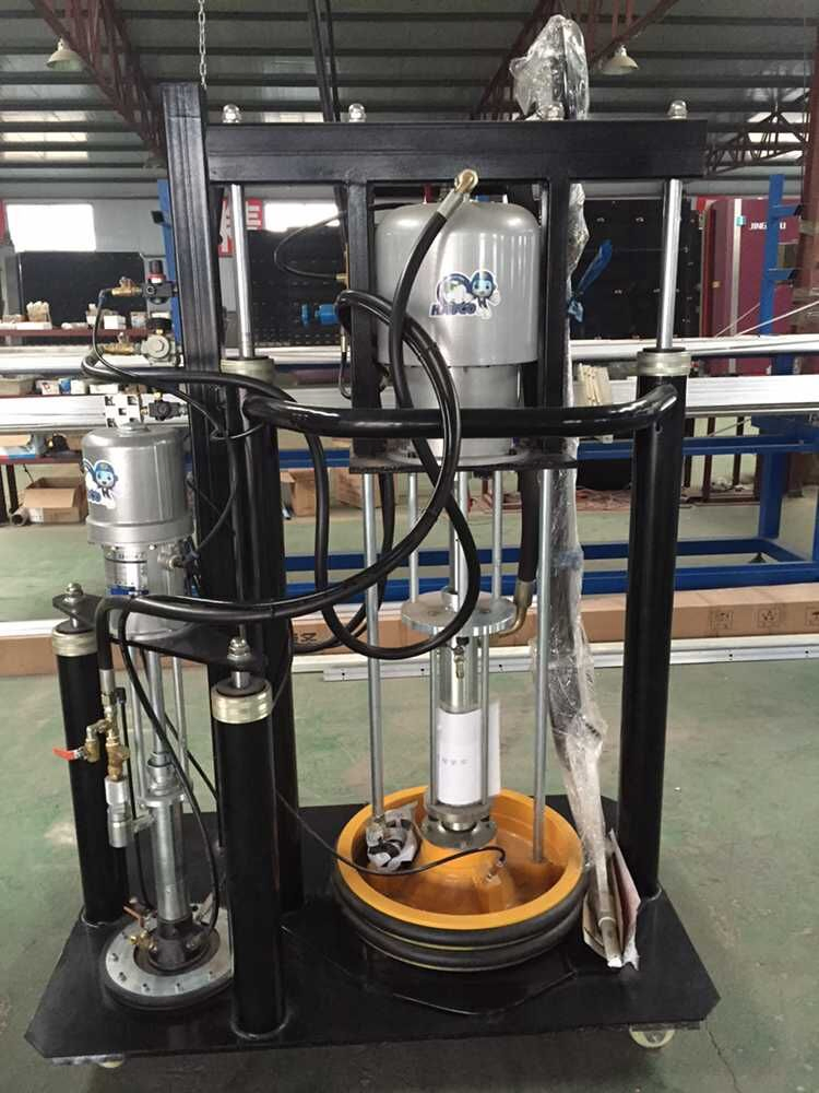 Insulated Glass Butyl Sealant Extruder Two Component Sealing Machine