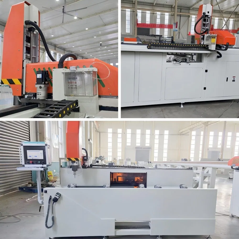 2500/3000/4000mm 6 Tools Automatic Atc CNC Aluminum Profile Milling Drilling Center Aluminium Window Making Machine