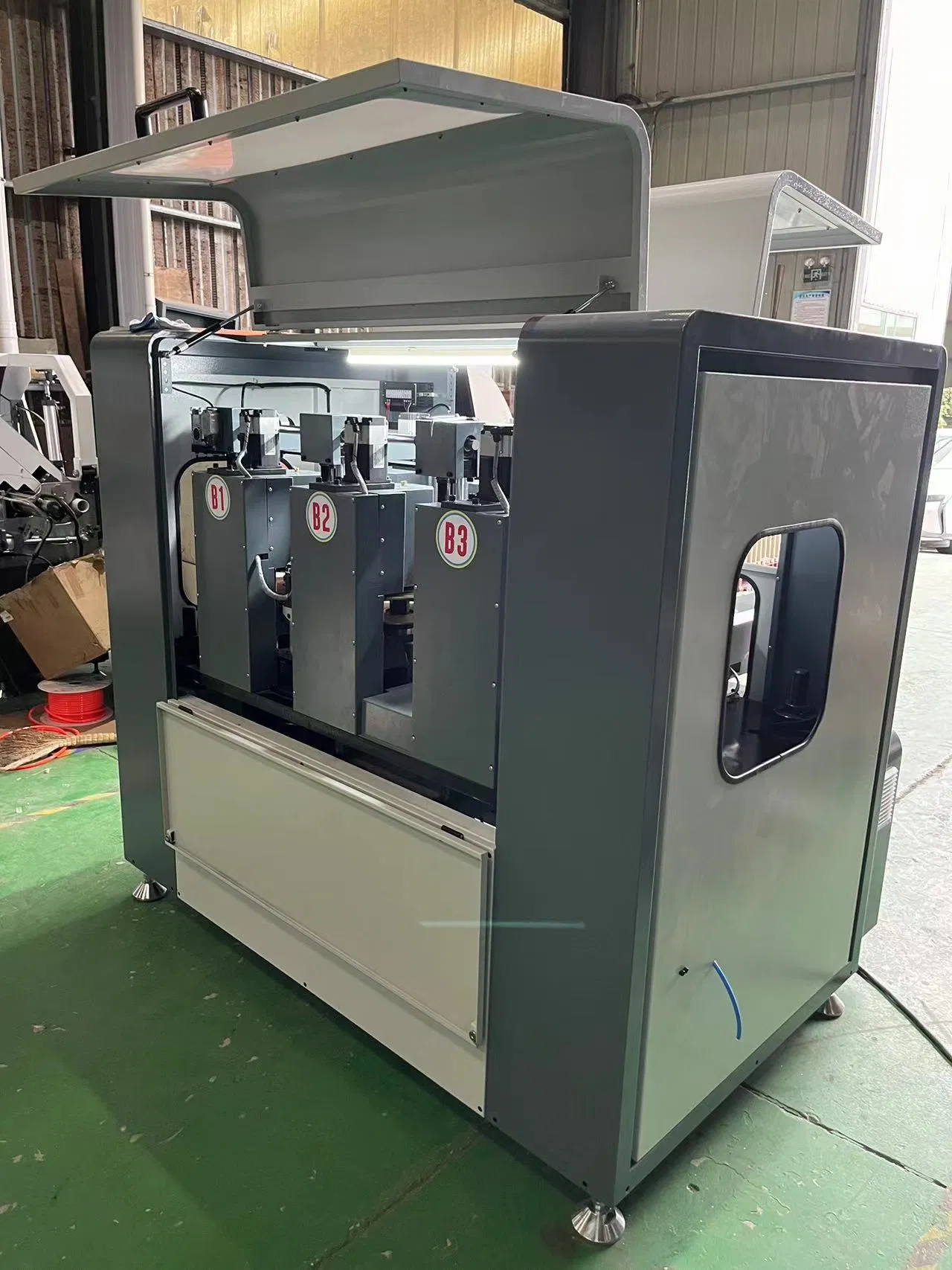 12 Axis CNC Automatic Rolling Compound Machine Broken Bridge Aluminum Door Window Curtain Wall Profile Rolling Compound Processing Equipment