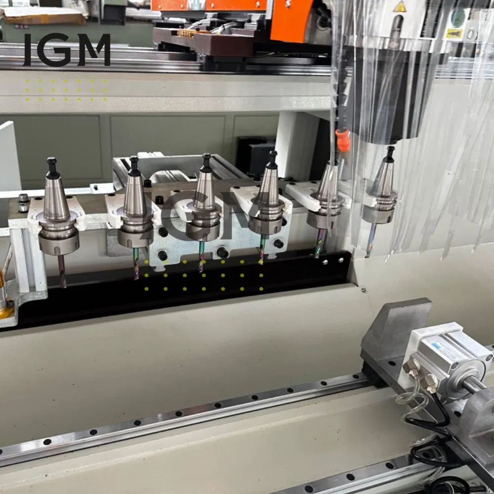 Automatic CNC Aluminum Profile Milling Machine Aluminum Window Machining Center