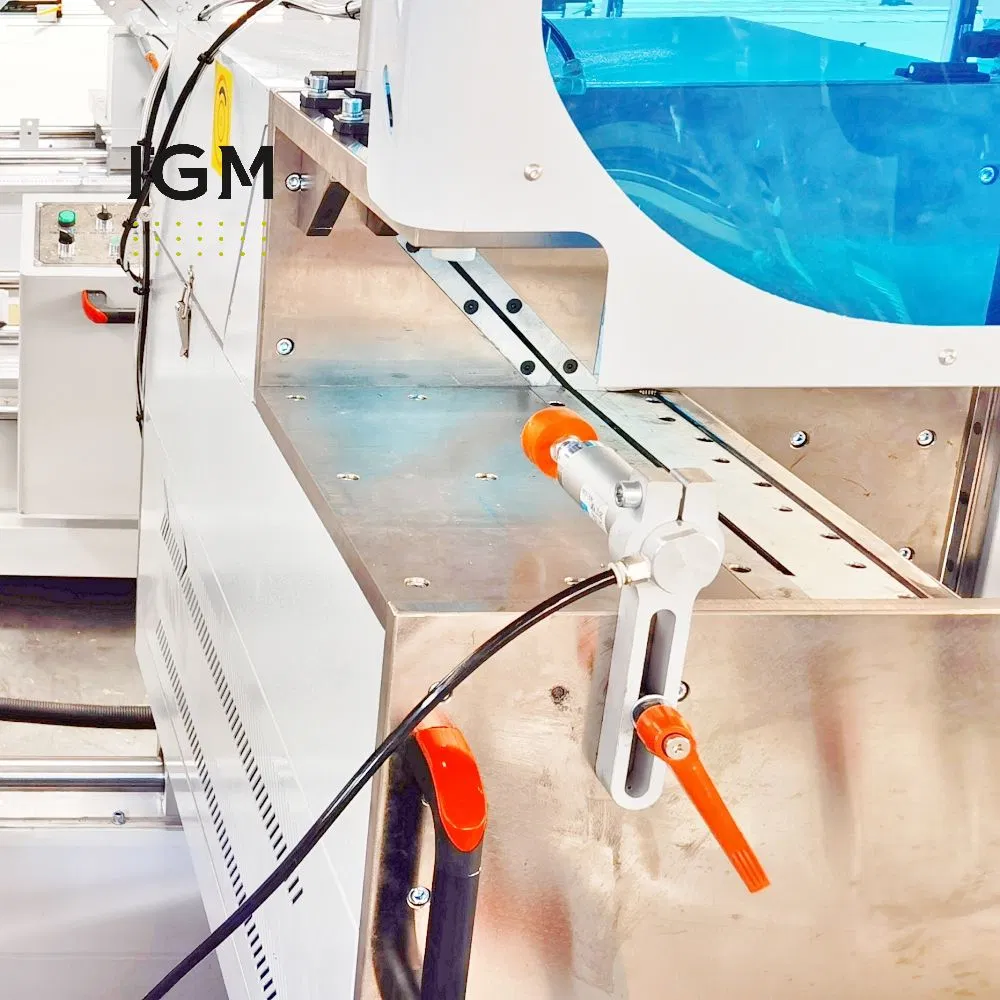 Large Cutting Range 45 Degree UPVC Window Door Making Double Head PVC Window Cutting Machine