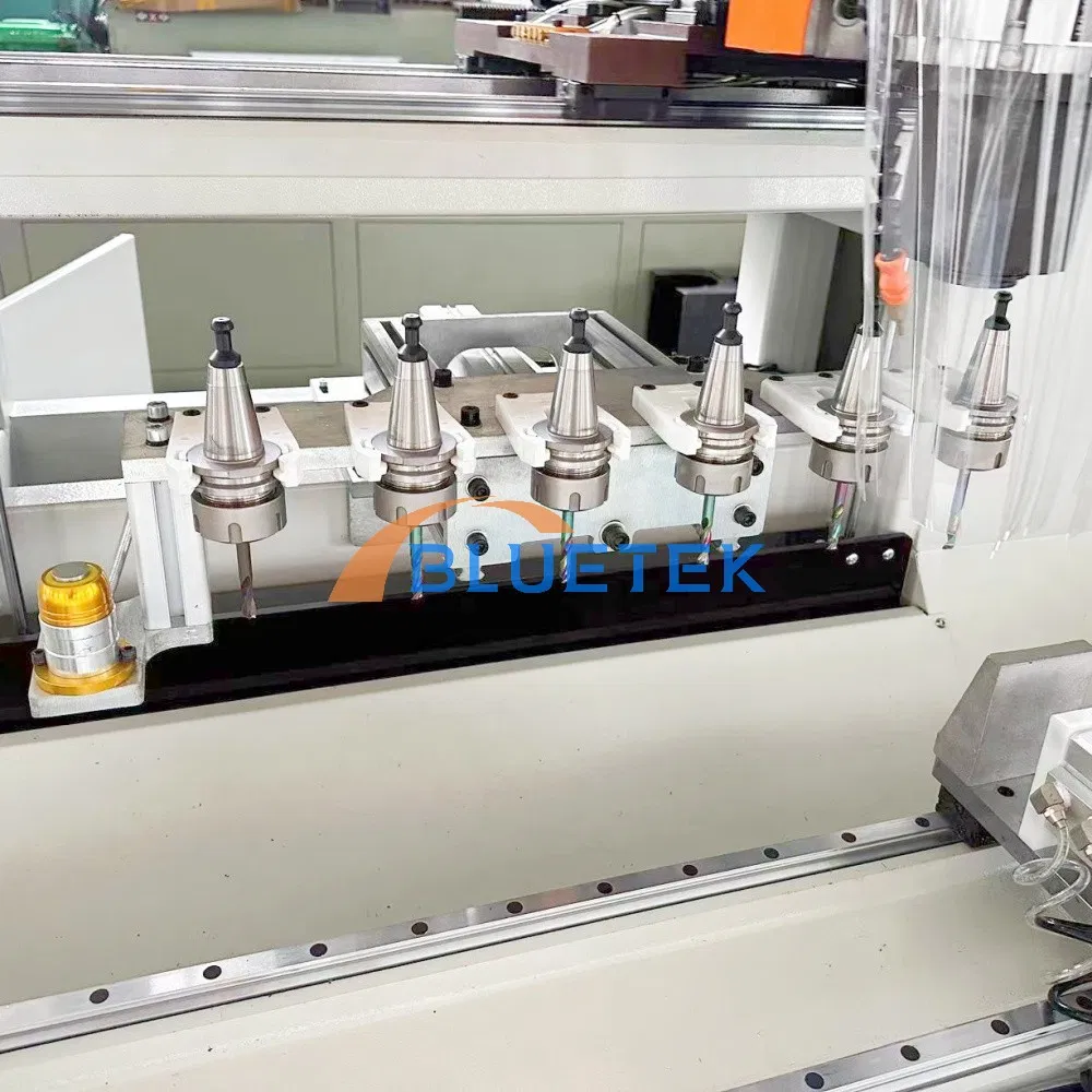 2500/3000/4000mm 6 Tools Automatic Atc CNC Aluminum Profile Milling Drilling Center Aluminium Window Making Machine