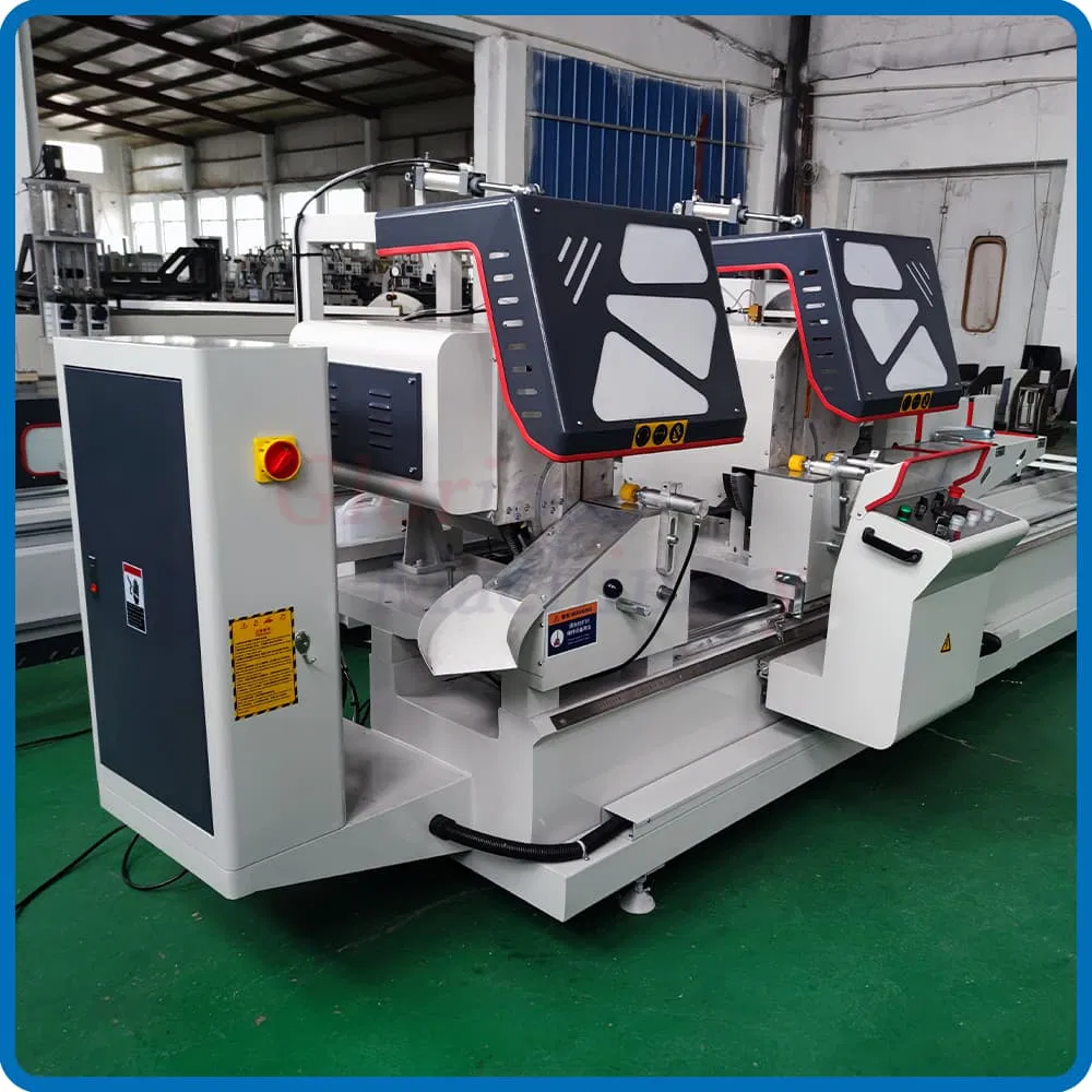 PVC Profile Blade Plastic Double Mitre Cutting Aluminum Notching Saw