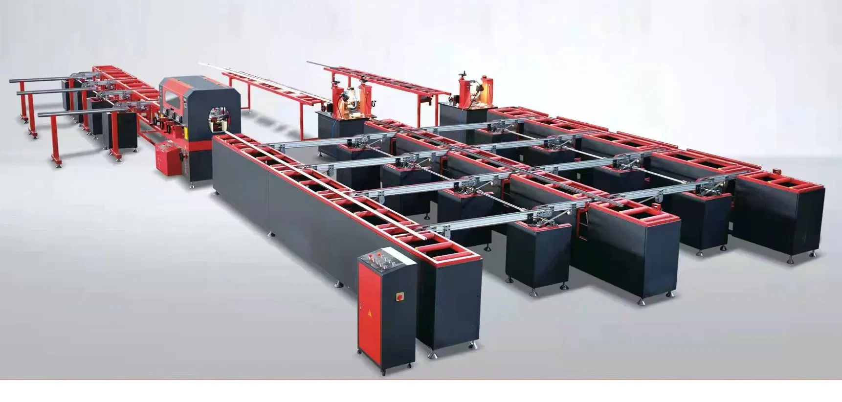 12axis CNC Thermal Break Aluminum Profile Rolling Compound Machine