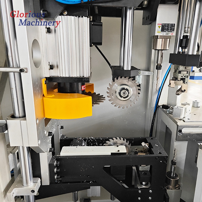 Automatic Cleaning PVC Door Making Machine 90 Degree Corner Machinery Window Cleaners