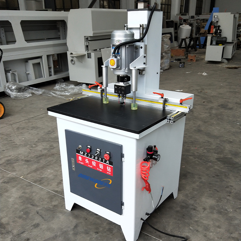 High-Performance Aluminum Alloy Profile Punching and Drilling Tool Single-Spindle Hinge Drilling Machine Heavy-Duty Single-End Hinge Drill