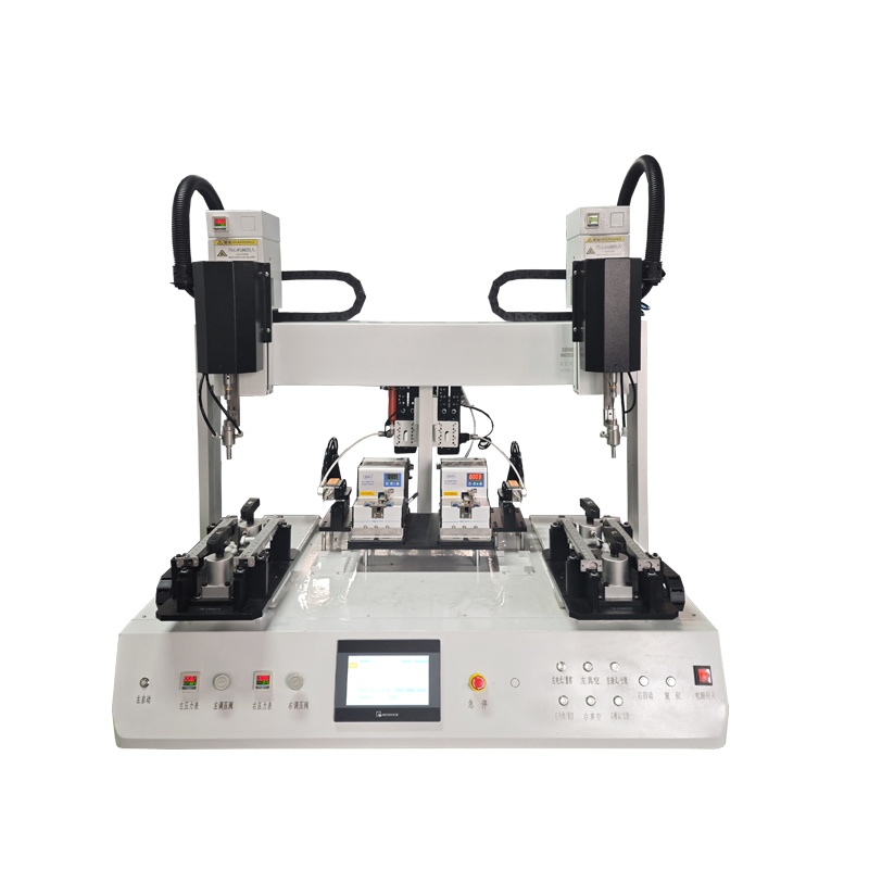 Desktop 5 Axis Full Automatic Multi-Function Television &amp; Glass Lid Screw Fastening Unscrewing Locking Machine